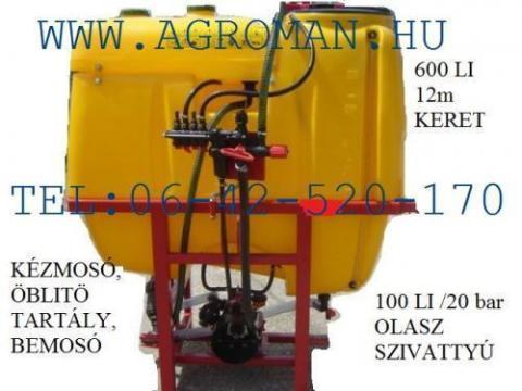 Új 600/12 permetező olasz UDOR szivattyúval JARMET