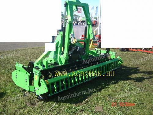 Forgóborona vetőgéphez packer hengerrel