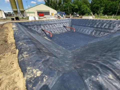 Víztározó szigetelés