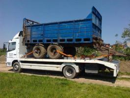 CEGLÉD! Gépszállítás traktor,  targonca,  hosszú pótkocsi szállitása kedvező árakkal