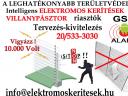 Elektromos kerítés-Villanypásztor GSM riasztó 4.0 területvédelemre is