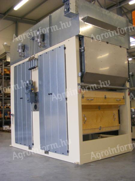 Gabona tisztítók,  rosták 25 t/h-tól 100 t/h-ig