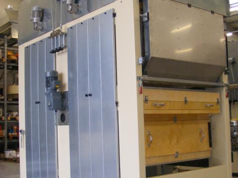 Terménytisztítás, rosták 25 t/h-tól 150 t/h-ig