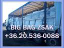 Big bag zsák eladó,  használt 20 / 536 - 0088 olcsó bigbeg,  jumbó zsák szállítással kapható