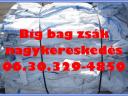 Big bag zsák eladó,  használt 20 / 536 - 0088 olcsó bigbeg,  jumbó zsák szállítással kapható