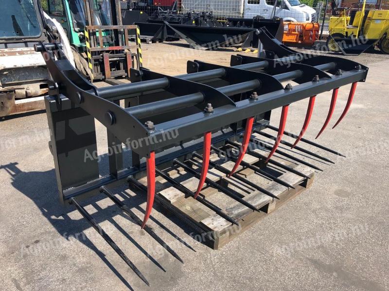 Trágyavilla teleszkópos rakodókhoz, 230 cm szélesség