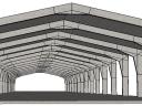 8x18x4 m, 150 nm-es csarnok, csarnokváz eladó