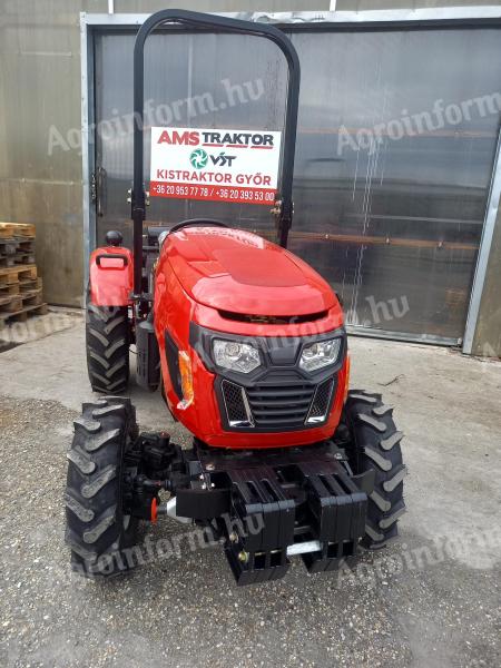Új 35 lóerős, összkerékhajtású, szervókormányos traktor – kistraktor ATY AMS 344