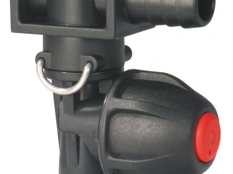 ARAG 413 Egyes fúvókatartó végzáró,bajonettes,membránzáras,U-profilba szerelhető, száraz s ARAG 413 Egyes fúvókatartó végzáró,bajonettes,membránzáras,U-profilba szerelhető, száraz s