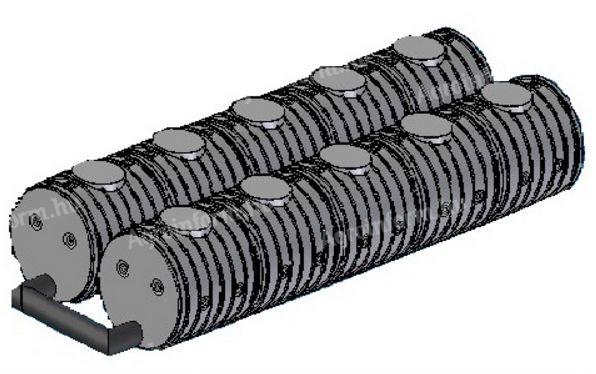 25 m3-es tűzi-víz tároló tartály ELADÓ