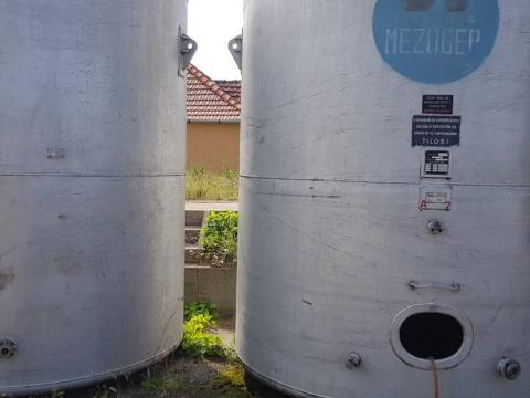ÖNTÖZŐvíz / LOCSOLÓvíz/ NITROSOL tároló,  kb. 20 m3-es alumínium tartály ELADÓ