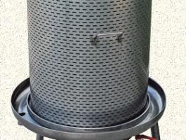 70 L-es prés,  rozsdamentes tömlős - vizes,  szőlő - gyümölcs prés AJÁNLAT