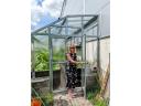 Üvegház – fal melletti, kiváló minőségben, 10 év garanciával, díjmentes házhozszállítással