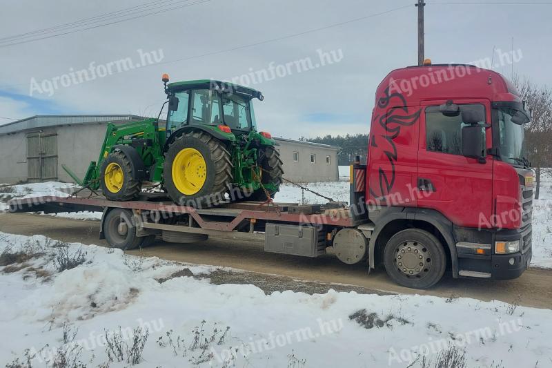 Szeged! Gépszállítás, traktor, pótkocsi, mezőgazdasági eszközök szállítása kedvező áron