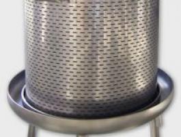 Rozsdamentes acél szőlő-gyümölcs prés ELADÓ 70 literes AJÁNLAT