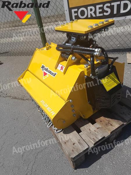 Erdészeti szárzúzó,  bózótvágó,  mulcsozó földmunkagépekhez - Rabaud Xylor 1005 PE