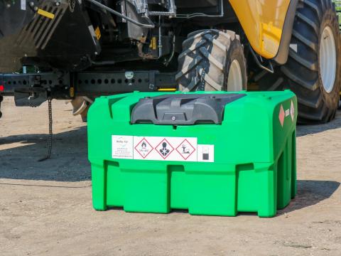 Poli 440 literes 12V szállítható gázolajtartály mobiltartállyal és kimérővel Poli 440 literes 12V szállítható gázolajtartály mobiltartállyal és kimérővel