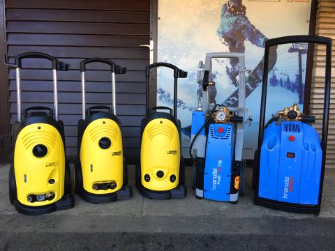 MAGASNYOMÁSÚ MOSÓ KARCHER KRANZLE NILFISK ALTO WAP MELEGVIZES STERIMOB