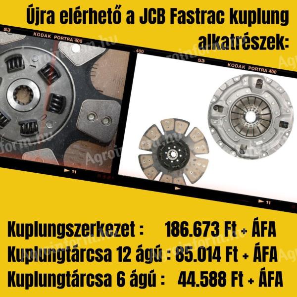 JCB Fastrac kuplungszerkezete és kuplungtárcsája