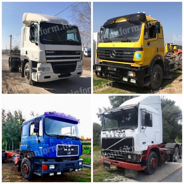 Vásárolunk bármilyen típusú, évjáratú tehergépjárműveket!