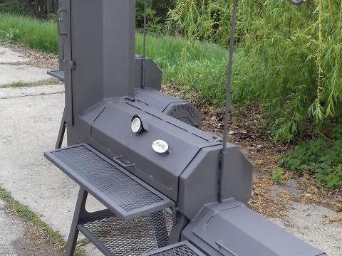 Amerikai grillsütő - BBQ sütő lokomotív grill-414BBQ Amerikai grillsütő - BBQ sütő lokomotív grill-414BBQ