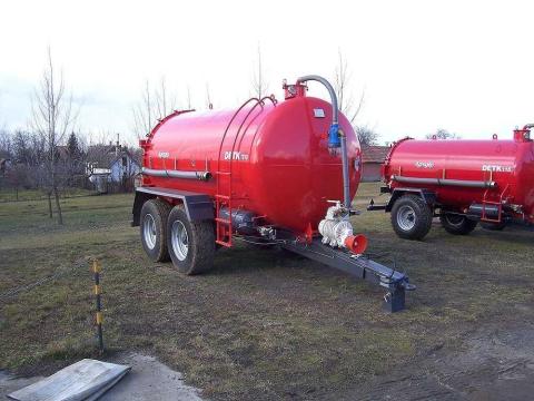 Új DETK 1110 magyar 10 m³ szippantó , nálunk alaból  belső festéssel, kardánnal, műszakival, hivatalos képviselettől még készletről