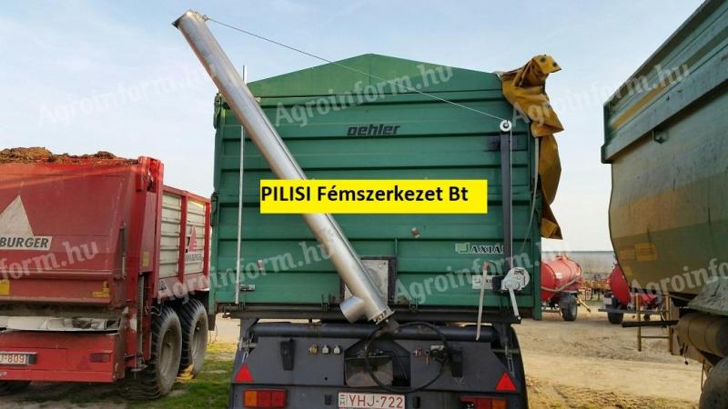 Pilisi PC-Hg150-4000 műtrágyakitároló és vetőgépfeltöltő csiga