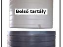 Raktárról! 2500 literes vertikális gázolajkút, duplafalú műanyag üzemanyagkút