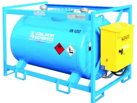 910 literes fém IBC gázolajtartály 910 literes fém IBC gázolajtartály