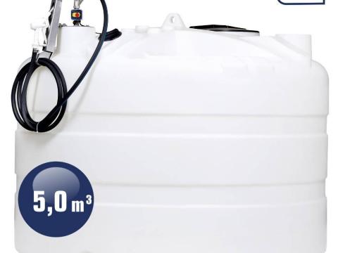 5000 literes szimplafalú AdBlue-tartály kimérőegységgel 5000 literes szimplafalú AdBlue-tartály kimérőegységgel