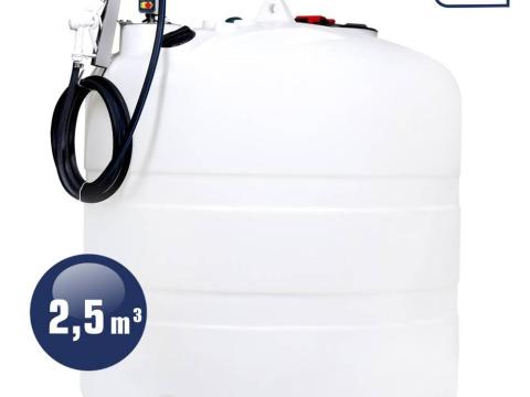 2500 literes szimplafalú AdBlue-tartály kimérőegységgel