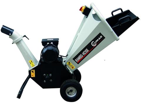 Elektromos ágaprító faaprító,  gallyaprító Lumag Rambo HC10E - 230V - 50 mm-ig Elektromos ágaprító faaprító,  gallyaprító Lumag Rambo HC10E - 230V - 50 mm-ig