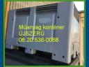 Műanyag tárolódoboz rendelhető 06.30.329-4850, 120x80x80 cm, használt, újszerű állapotban