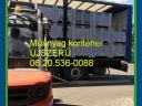 Műanyag tárolódoboz rendelhető 06.30.329-4850, 120x80x80 cm, használt, újszerű állapotban