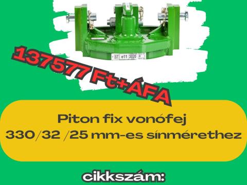 Raktársöprés Pitonfix vonófej 330/32/25 mm sínmérethez Raktársöprés Pitonfix vonófej 330/32/25 mm sínmérethez