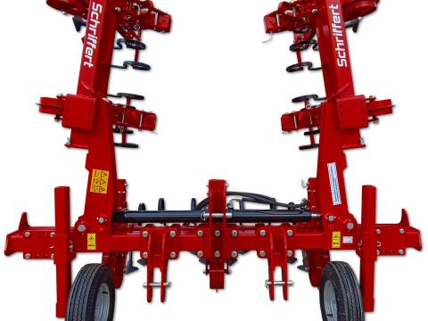 Schriffert függesztett 7 kocsis sorközművelő kultivátor hidraulikus Schriffert függesztett 7 kocsis sorközművelő kultivátor hidraulikus