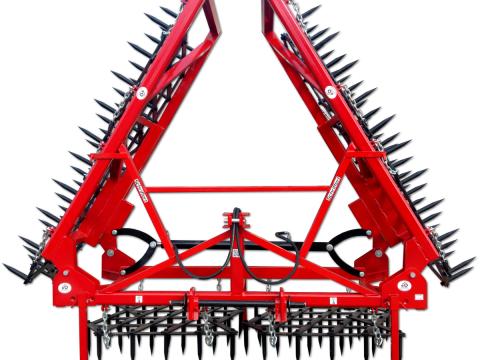 Schriffert fogasborona 6 táblás (110 kg) hidraulikus