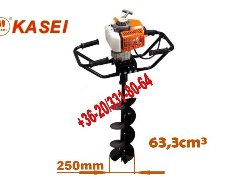 Talajfúró, Földfúró 63.3 cm³ Gödörfúró * KASEI 3WT-300B * +250 x 800 mm Fúróval * 2 Év Jótállás * Talajfúró, Földfúró 63.3 cm³ Gödörfúró * KASEI 3WT-300B * +250 x 800 mm Fúróval * 2 Év Jótállás *