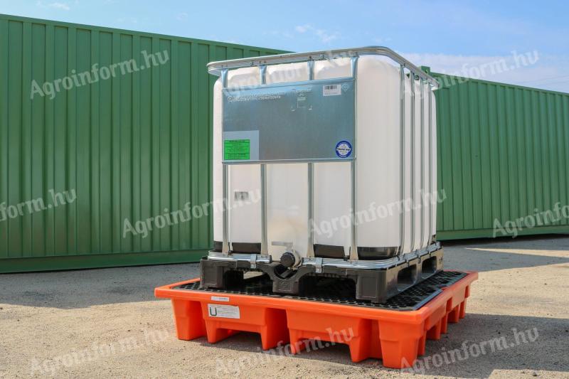 Kármentőtálca hordók és IBC tartály alá,  240 literes kapacitással