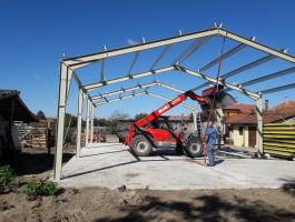 12 x 24 x 4, 5 nyitott tároló tetővel