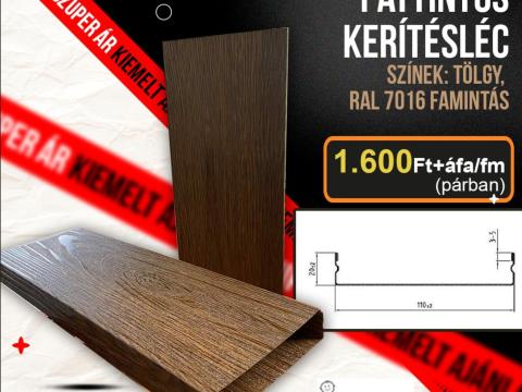 Pattintós kerítésléc – esztétikus és időtálló megoldás