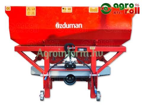 Műtrágyaszóró 1200L 2 tárcsás,  hidraulikusan nyitható,  kardánnal,  ponyvával Özduman Műtrágyaszóró 1200L 2 tárcsás,  hidraulikusan nyitható,  kardánnal,  ponyvával Özduman