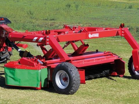 Enorossi vontatott tárcsás fűkasza 320 cm gumis szársértővel,  10% önerővel