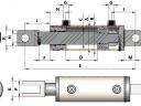 Hidraulikus henger villa ( FORK ) 70/40 löket 100-1000