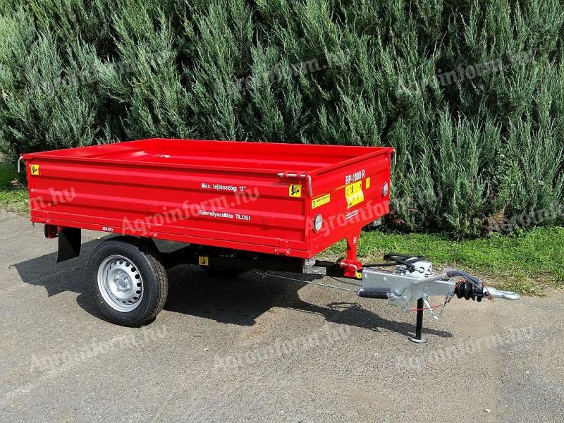 BP-1000 R ráfutófékes,  hátrabillenős pótkocsi AKCIÓ