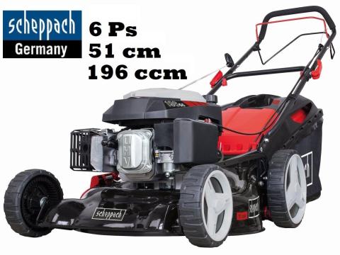 6Le Fűnyíró 5 Funkciós 196 cm³ / 51 cm vágószélesség - OHV Motor * Scheppach MS196-51 6Le Fűnyíró 5 Funkciós 196 cm³ / 51 cm vágószélesség - OHV Motor * Scheppach MS196-51