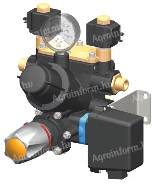 ARAG 2-szak.12V-os el. szakaszoló 40 bar