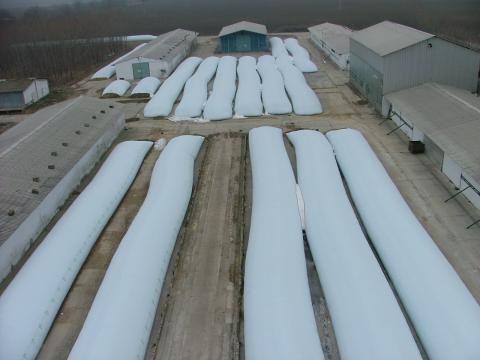 Fóliatömlős tárolás Fóliatömlős tárolás