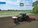 RAVEN – hidraulikus automata kormányzás RTK (+/–2,5 cm), CR12 monitor + RS1 antenna