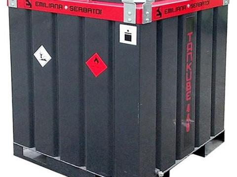 TANKUBE duplafalú acél gázolajtartály (440 és 980 liter) ADR-tanúsítvánnyal